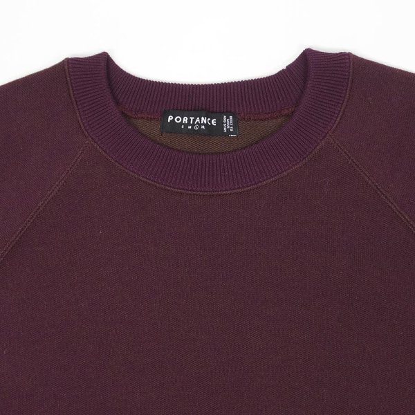 画像2: PORTANCE 2026AW OG RAGLAN SWEATER / PLUM (2)