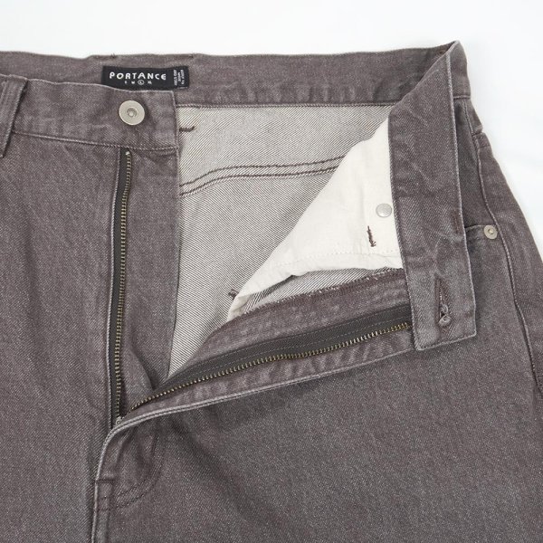 画像5: PORTANCE 2026AW RELAX-FIT SULFUR 6P JEANS / BROWN (5)