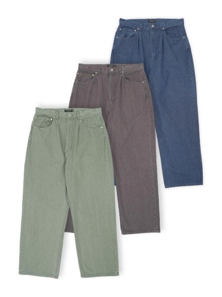 画像6: PORTANCE 2026AW RELAX-FIT SULFUR 6P JEANS / BROWN (6)