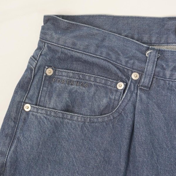 画像3: PORTANCE 2026AW RELAX-FIT SULFUR 6P JEANS / BLUE (3)