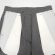 画像4: PORTANCE 2026AW SALT AND PEPPER SLACKS / GREY (4)