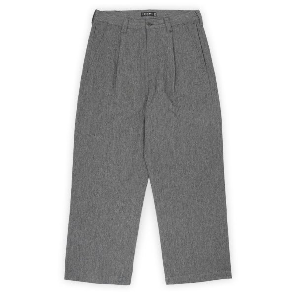 画像1: PORTANCE 2026AW SALT AND PEPPER SLACKS / GREY (1)