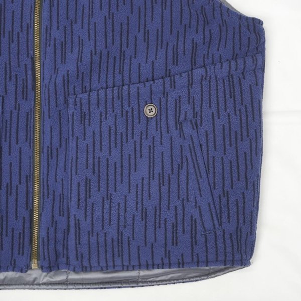 画像4: PORTANCE 2026AW RAIN-CAMO RV PUFF VEST / NVY CAMO (4)