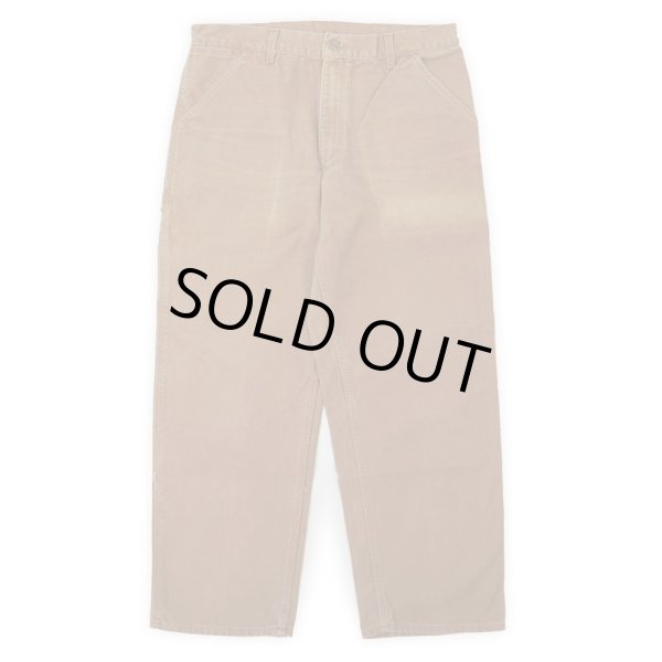 画像2: 00's Carhartt ダックペインターパンツ "BROWN / W36 L30" (2)