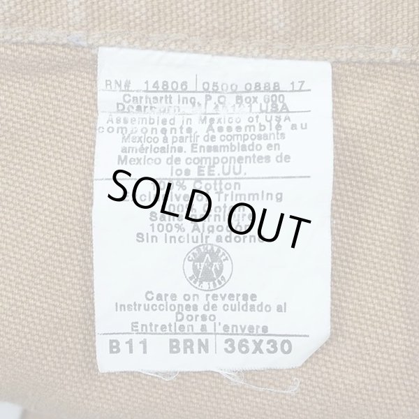 画像3: 00's Carhartt ダックペインターパンツ "BROWN / W36 L30" (3)