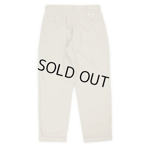 画像2: 90's Polo Ralph Lauren 2タック チノトラウザー "HAMMOND PANT" (2)