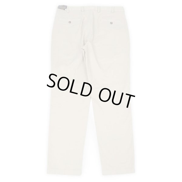 画像2: 00's Brooks Brothers ノータック チノトラウザー “DEADSTOCK / W34 L32” (2)