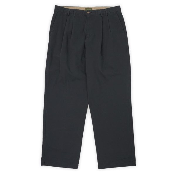 画像1: 90's DOCKERS 2タック チノトラウザー "BLACK / W36 L30" (1)