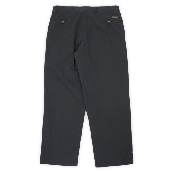 画像2: 90's DOCKERS 2タック チノトラウザー "BLACK / W36 L30" (2)