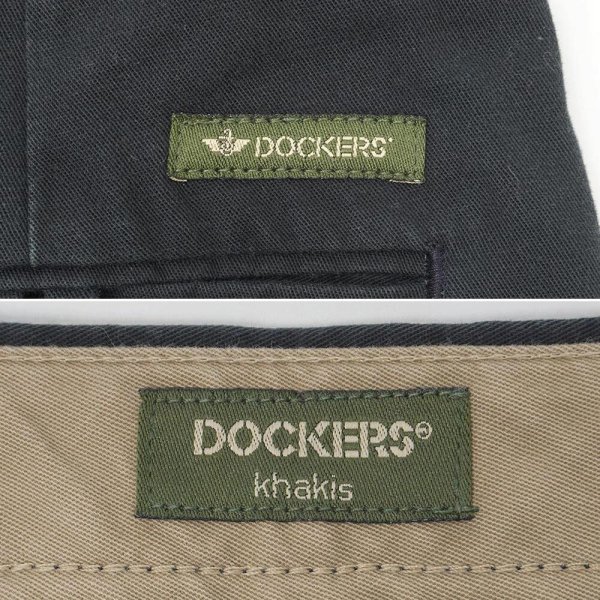画像3: 90's DOCKERS 2タック チノトラウザー "BLACK / W36 L30" (3)