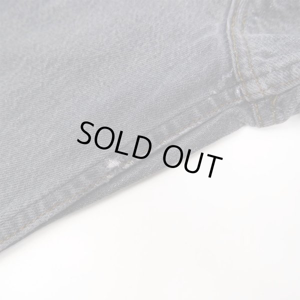 画像4: 90's Levi's 701-5759 ブラックデニムパンツ "先染め / MADE IN USA" (4)