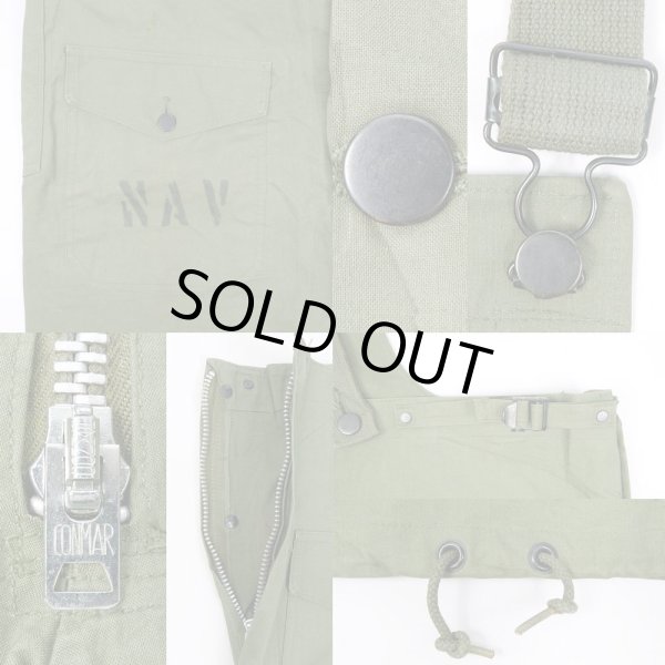 画像3: 50's US.NAVY ウェットウェザー オーバーオール (3)