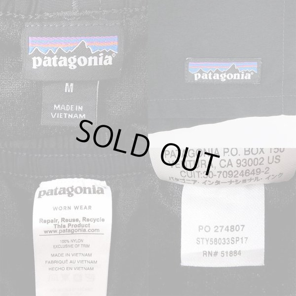 画像3: 17's Patagonia バギーズショーツ "BLACK" (3)