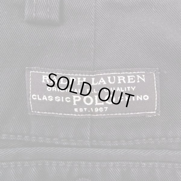 画像4: 90's Polo Ralph Lauren チノショーツ "PROSPECT SHORT / BLACK" (4)