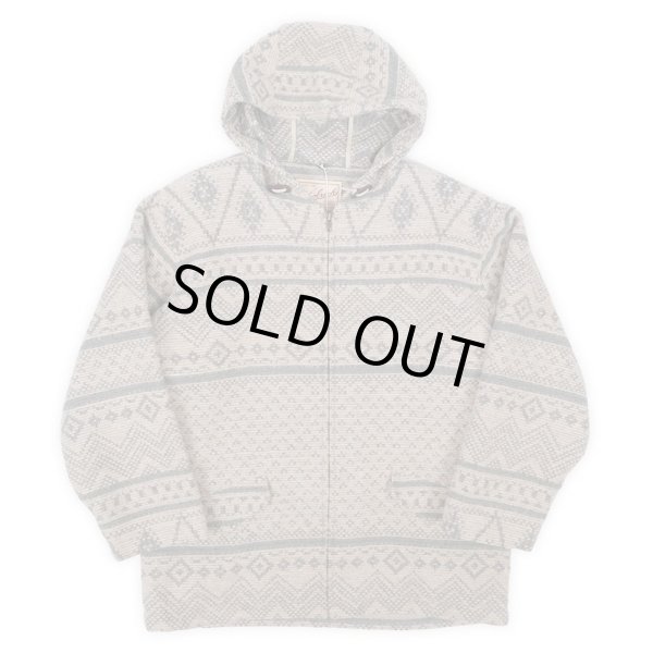 画像1: 90's WOOLRICH ネイティブ柄 ウールフーディージャケット "MADE IN USA" (1)