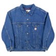 画像1: 80's Carhartt ブランケットライナー デニムジャケット “MADE IN USA / 2XL” (1)