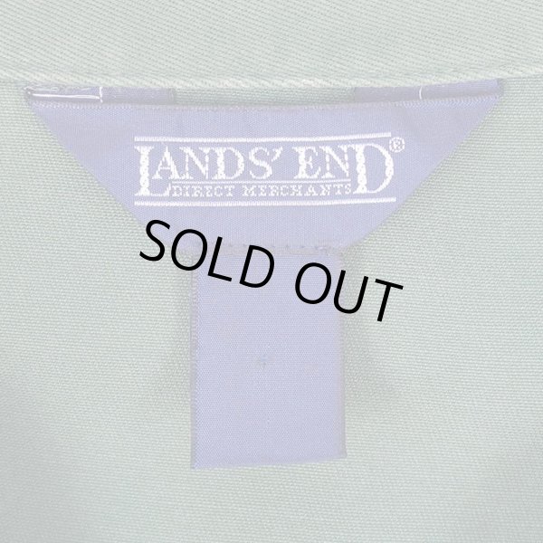 画像3: 80-90's LANDS' END ラウンドカラー ブルゾン "GREEN" (3)