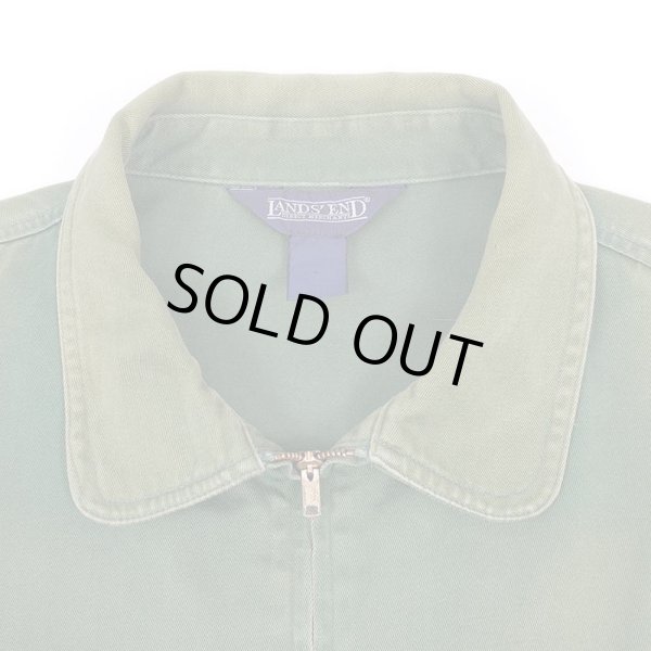 画像4: 80-90's LANDS' END ラウンドカラー ブルゾン "GREEN" (4)