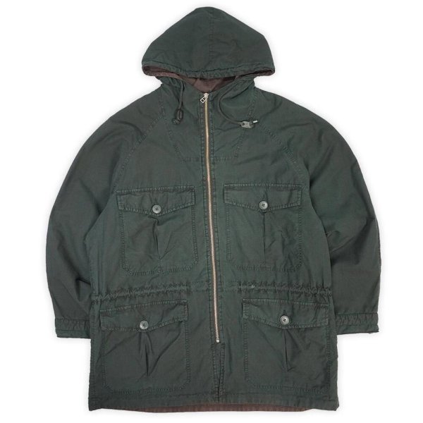 画像1: 90's OLD GAP フーディージャケット "BLACK OVER DYE" (1)