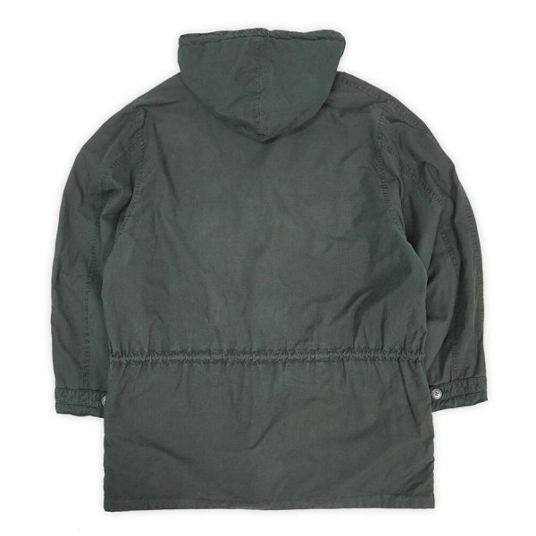 画像2: 90's OLD GAP フーディージャケット "BLACK OVER DYE" (2)