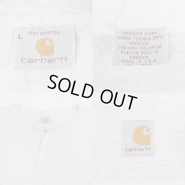 画像3: 90's Carhartt L/S ヘンリーネックカットソー “MADE IN USA” (3)