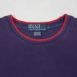 画像4: 90's Polo Ralph Lauren コットンピケTシャツ “NAVY” (4)