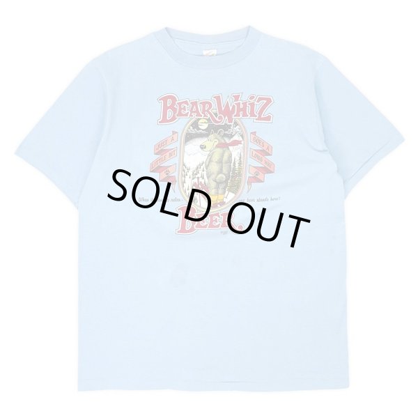 画像1: 80-90's BEAR WHIZ BEER プリントTシャツ "MADE IN USA" (1)