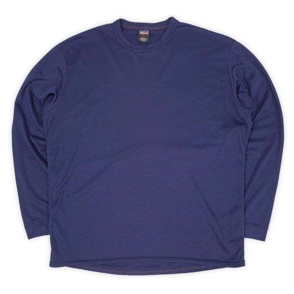 画像1: 90's Patagonia Capilene ベースレイヤーカットソー "NAVY / MADE IN USA" (1)