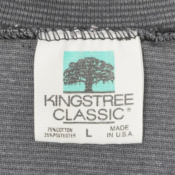 画像2: 90's KINGSTREE CLASSIC ピンボーダーTシャツ "MADE IN USA" (2)
