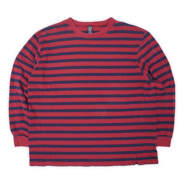 画像1: 90's LANDS' END L/S ボーダーTシャツ "MADE IN USA" (1)