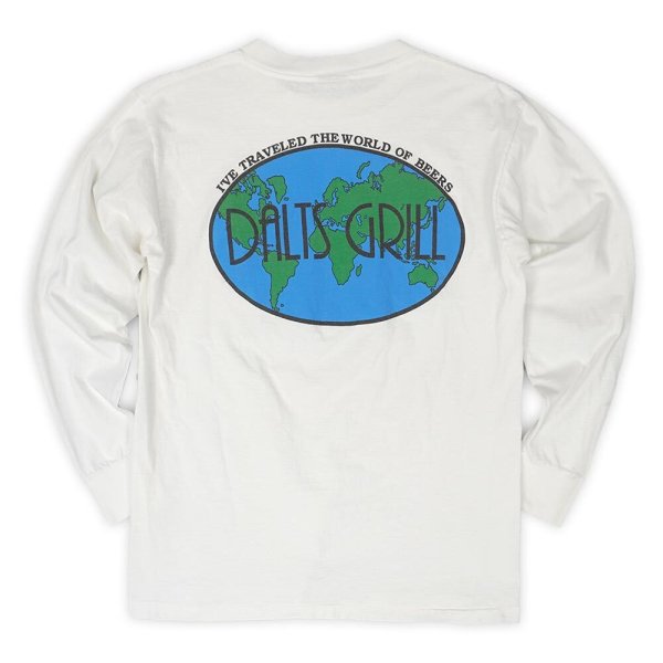 画像2: 90's Dalts American Grill L/S プリントTシャツ "MADE IN USA / ONEITA body" (2)
