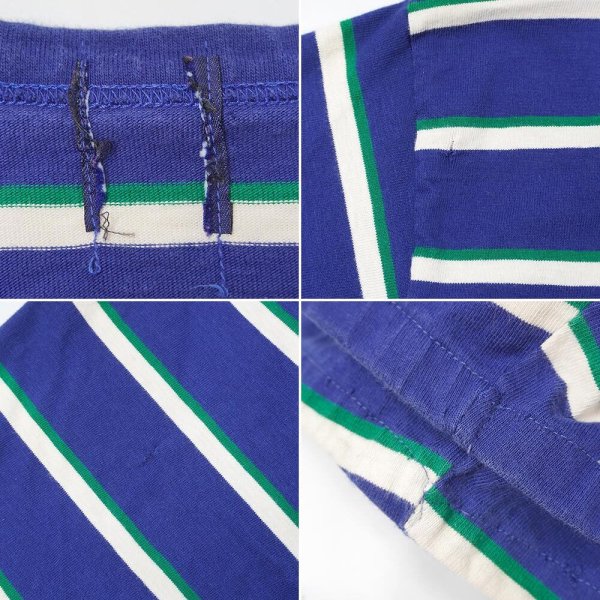 画像3: 90's OLD GAP マルチボーダーTシャツ (3)