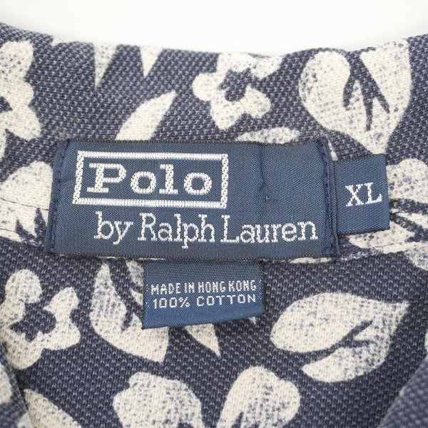 画像2: 90's Polo Ralph Lauren 総柄 ポロシャツ (2)