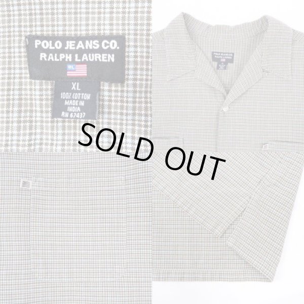 画像3: 90's POLO JEANS S/S オープンカラーシャツ (3)