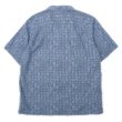 画像2: 00's L.L.Bean 総柄 オープンカラーシャツ “BLUE” (2)