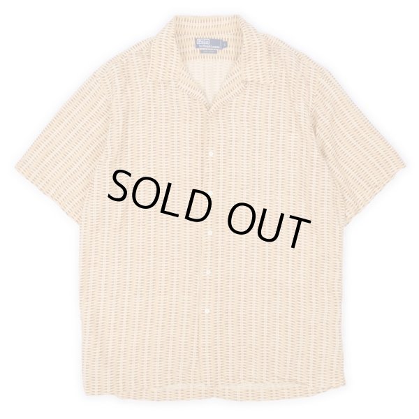画像1: 90's Polo Ralph Lauren S/S オープンカラーシャツ (1)