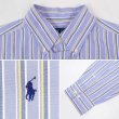 画像4: 90's Polo Ralph Lauren マルチストライプ柄 ボタンダウンシャツ "CLASSIC FIT" (4)