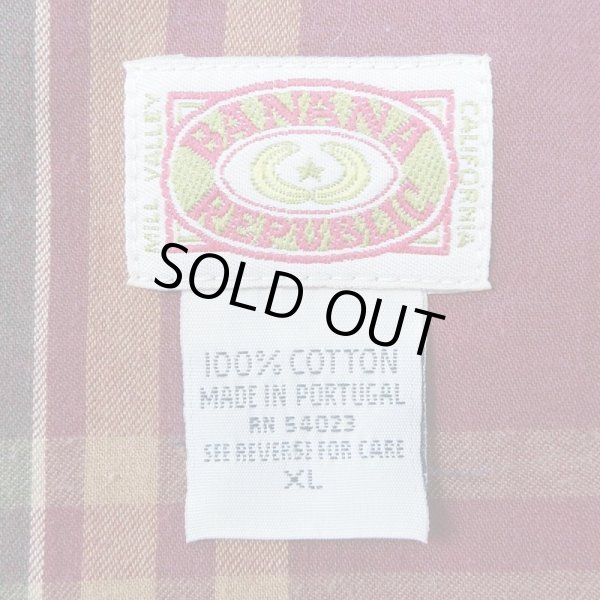 画像2: 80's BANANA REPUBLIC コットンワークシャツ (2)