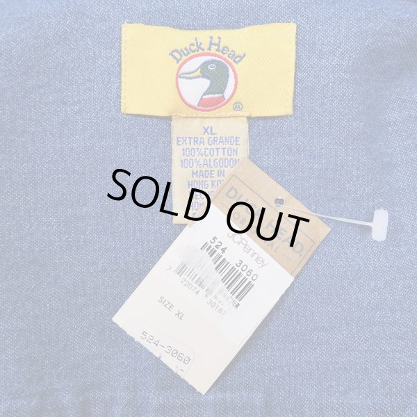 画像2: 90's DUCK HEAD デニムボタンダウンシャツ "DEADSTOCK" (2)