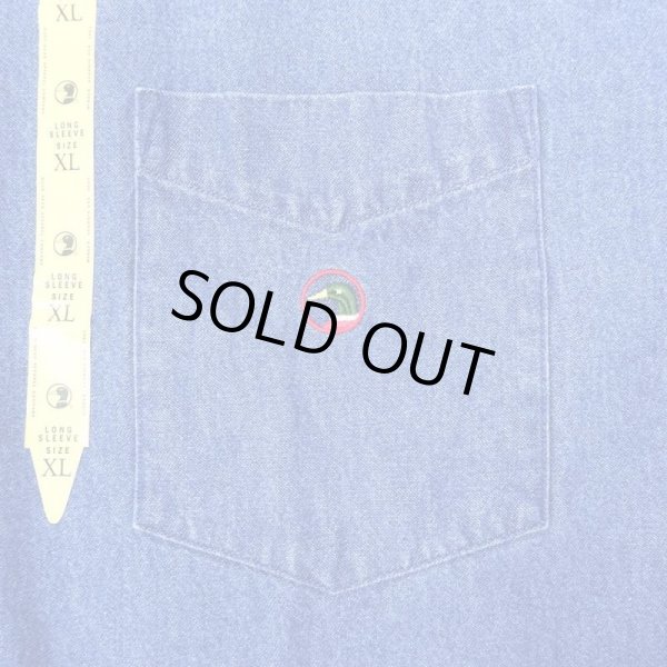 画像3: 90's DUCK HEAD デニムボタンダウンシャツ "DEADSTOCK" (3)