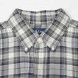 画像3: 90's Polo Ralph Lauren フランネル ボタンダウンシャツ "BLAKE / GRAY Plaid" (3)
