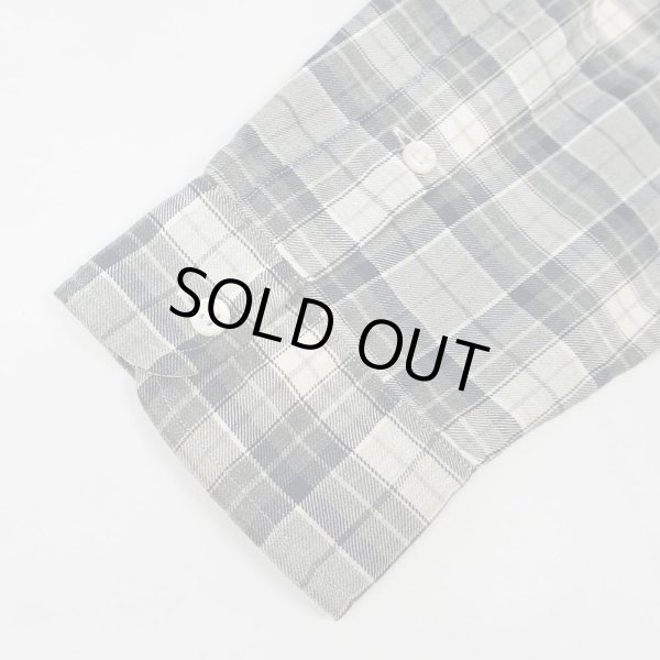 画像5: 90's Polo Ralph Lauren フランネル ボタンダウンシャツ "BLAKE / GRAY Plaid" (5)