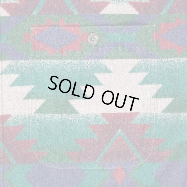 画像4: Early 00's Cabela's ネイティブ柄 シャモアクロスシャツ (4)