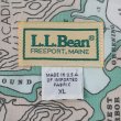 画像2: 80's L.L.Bean S/S マップ柄 オープンカラーシャツ "MADE IN USA / sizeXL" (2)