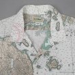 画像3: 80's L.L.Bean S/S マップ柄 オープンカラーシャツ "MADE IN USA / sizeXL" (3)