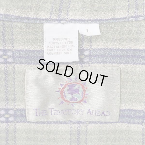 画像2: 90's THE TERRITORY AHEAD S/S レギュラーカラーシャツ (2)