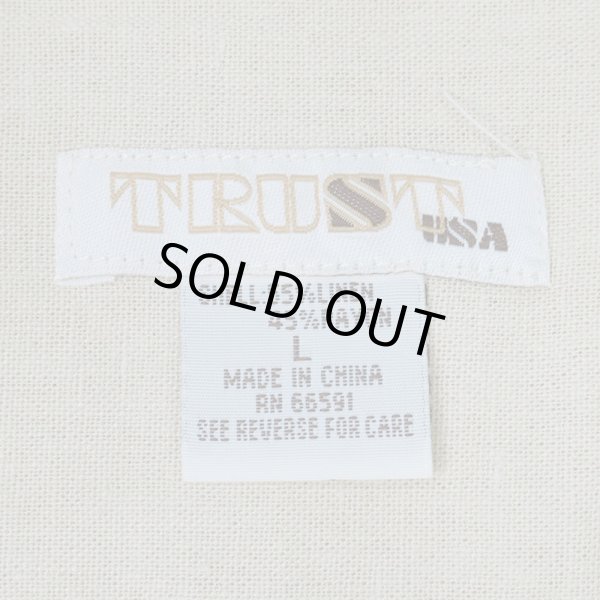 画像2: 00's TRUST S/S オープンカラーシャツ "LINEN × RAYON" (2)