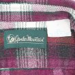 画像2: 90's Gandar Mountain ヘビーネルシャツ "MADE IN USA / Burgundy Plaid" (2)