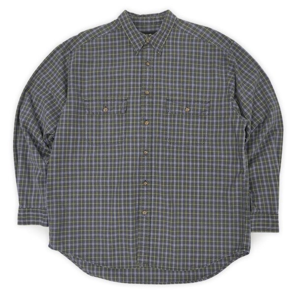 画像1: 00's Eddie Bauer コットンワークシャツ (1)