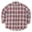 画像1: 00's Field & Stream ヘビーネルシャツ "Red Ombre Plaid" (1)